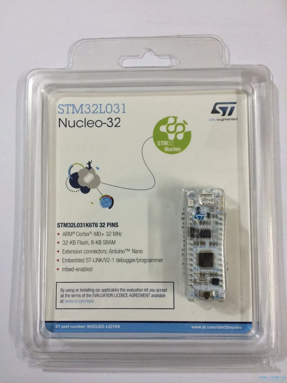 

NUCLEO-L031K6 original development board STM32L0 series development board