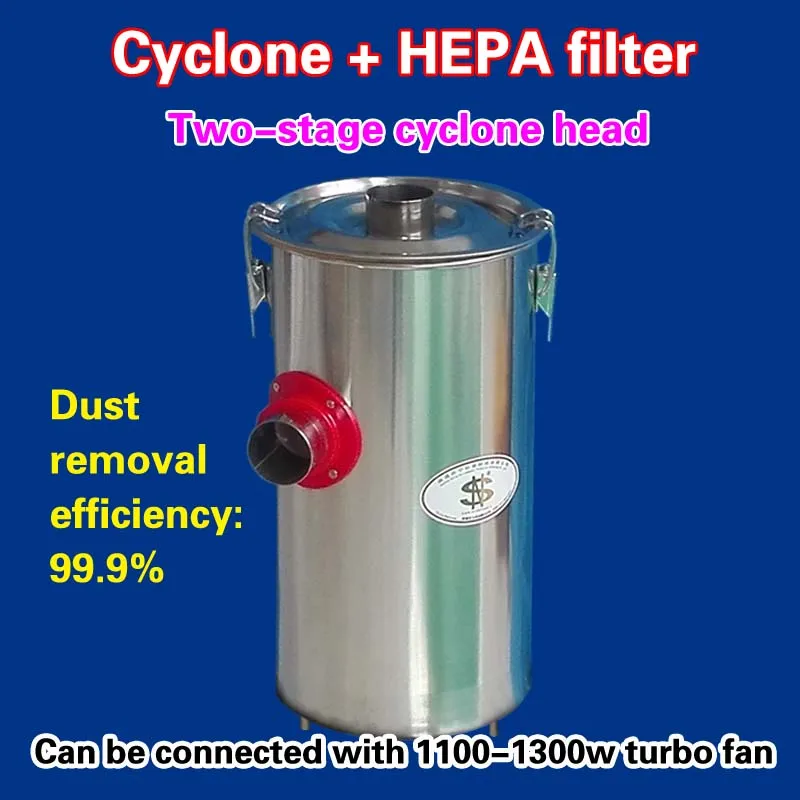 

Two-stage cyclone head = cyclone + HEPA filter ( 1 piece )