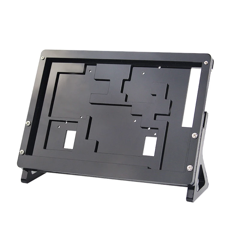

7 Inch Touch Screen Acrylic Case Black Bracket for Raspberry Pi 3 Model B 7 inch LCD Display