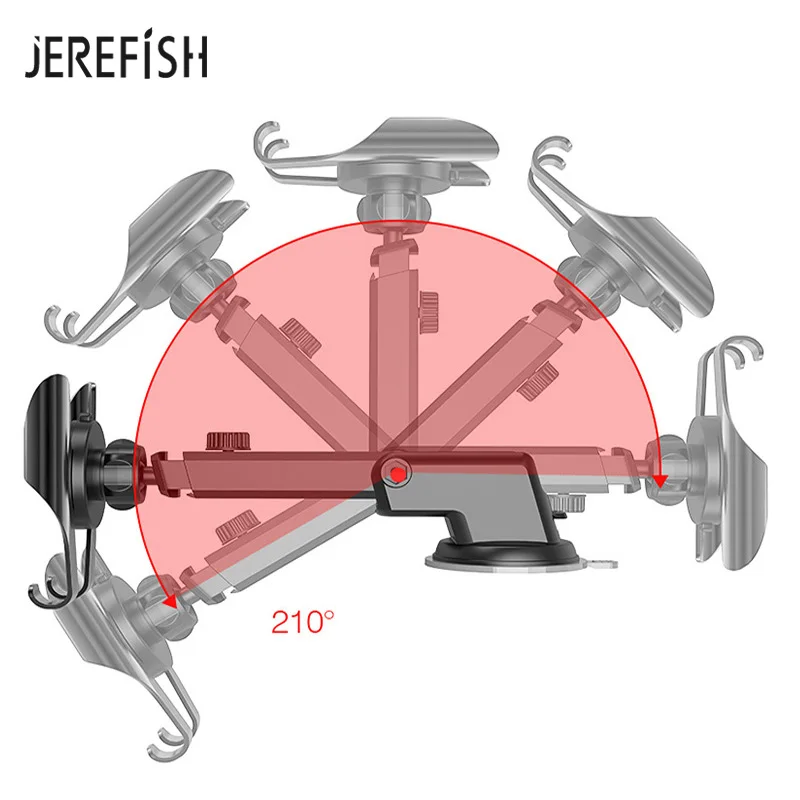 JEREFISH Автомобильный держатель для iPhone X samsung S9, держатель для мобильного телефона, подставка, гравитационное крепление на вентиляционное отверстие, gps Автомобильный держатель для телефона, кронштейн