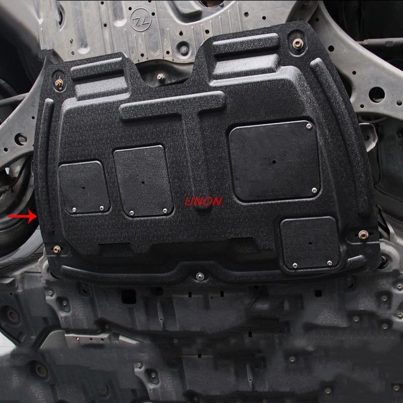 

Unon Car styling For Lexus ES RX450h plastic steel engine guard For RX450h 2016-2017 Engine skid plate fender