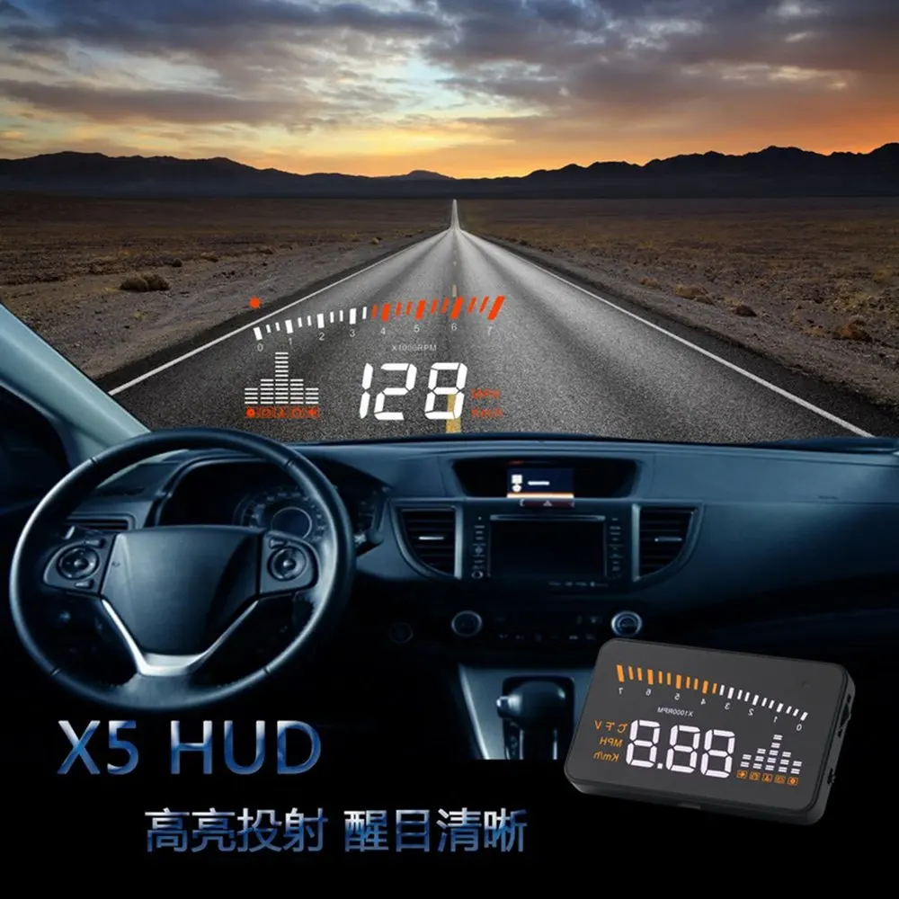 

Car HUD Head-up Display Car Universal Driving Computer