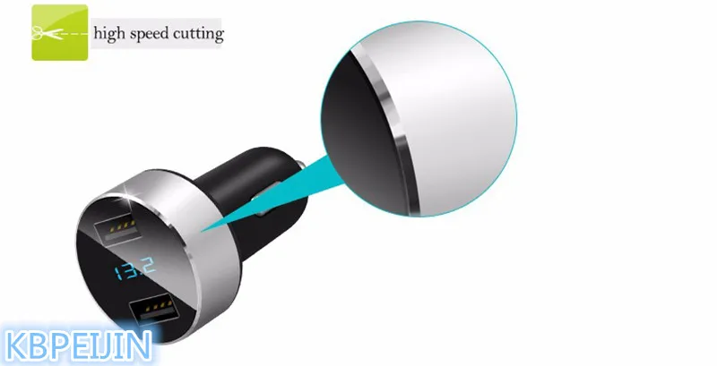  Cargador de coche inteligente con pantalla Digital y cargador de teléfono USB doble para Lada calin