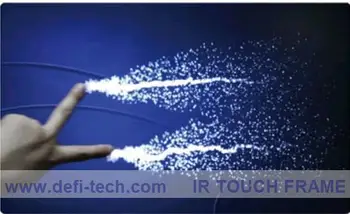 

DefiLabs 2 points 32" Infrared Touch Screen frame, 16:9 format for multi touch overlay touch frame