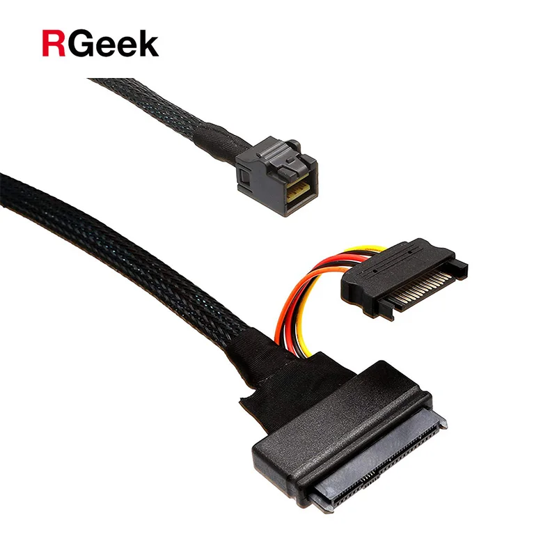 

SAS 8639 U.2 SFF-8639 NVMe PCIe to Mini SAS 8643 SFF-8643 SSD Cable