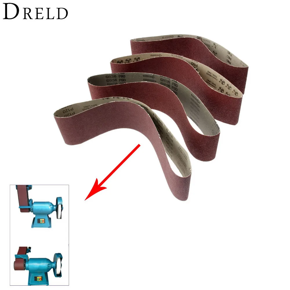1Pc Dremel Accessories Abrasive Sanding Belts Grit 40/60/80/120 Belt