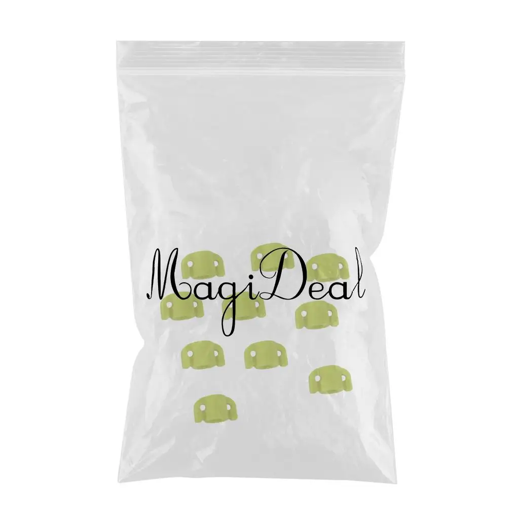 MagiDeal 10pcs Plastic Archery Bowfishing Safety Slider for Fishing Arrow Shafts Outer Diameter 8mm