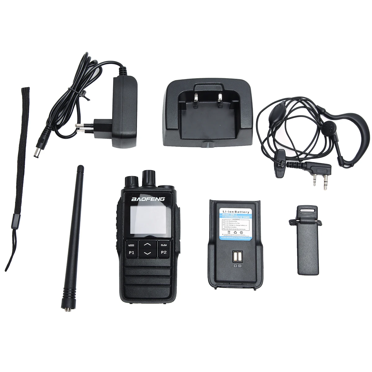 Портативная рация Baofeng DM 1703 Digital Walkie Talkie DMR Tier1 Tier2 Tier II с двойным временным слотом