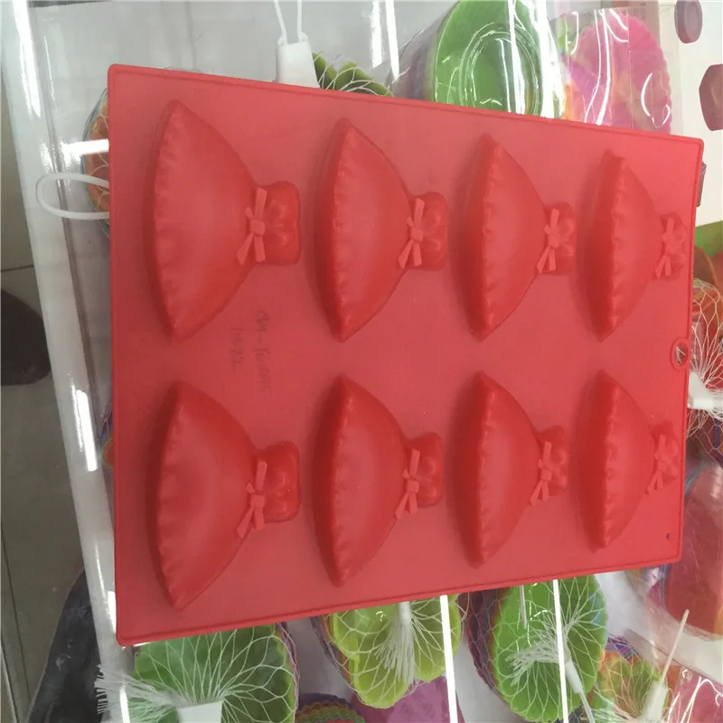 

Silicone Princess dress Cake Chocolate Soap Pudding Jelly Candy Ice Cookie Biscuit Mold Mould Pan Bakeware Wholesales