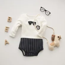 baby girl clothes student girl 100%Cotton long Sleeve Clothing Similar Jumpsuit Printed Baby Boy Girl Bodysuits free shipping