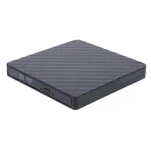 Ultra-slim USB 3.0 External CD/DVD-RW DVD Writer Drive Pop-up USB DVD Writer Drive for Mac PC Laptop Desktop Computer Black