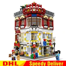 XingBao 01006 Оригинальные творческие город МОС наборы игрушки и книжный магазин строительные блоки кирпичи Leinly игрушки модель подарок клон Lepinges