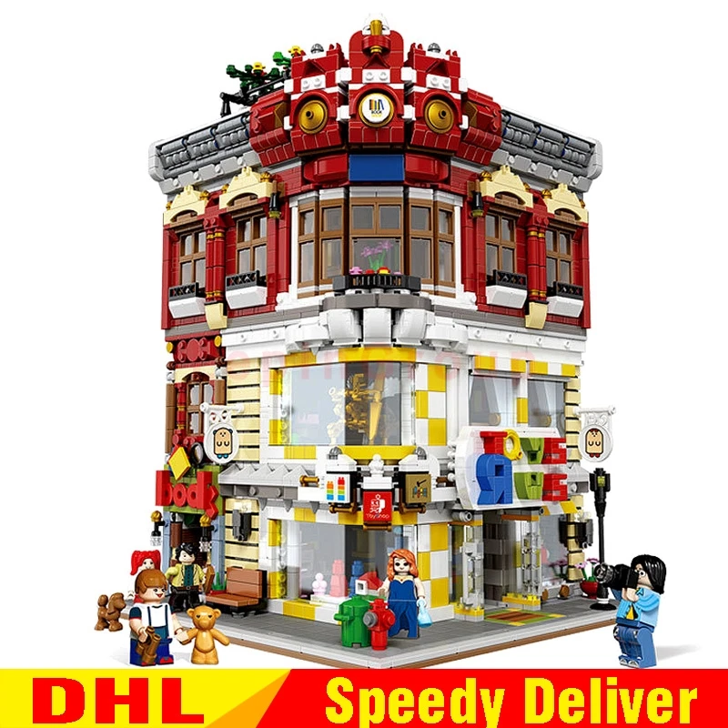 

XingBao 01006 Genuine Creative MOC City Kits The Toys and Bookstore Building Blocks Bricks Legoly Toys Model Gift Clone Lepinges
