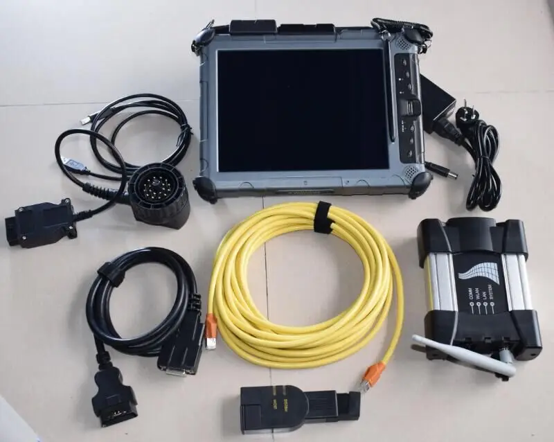 

super for bmw icom next wifi diagnostic tool with laptop xplore ix104 c5 i7 tablet isis software ssd fast dhl free