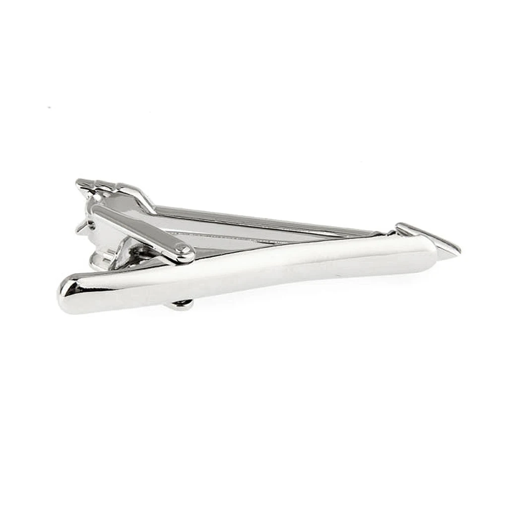 Mens Silver Arrow Tie Bar Necktie Clip Clasp Pin for Wedding Gift Jewelry Anniversaries Office Meetings