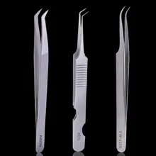 Нержавеющая сталь ресниц Пинцет немагнитных VETUS щипцы для ресниц Объемные ресницы средства индивидуальной ресницы составляют