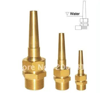 

3/4" Copper Nozzle male thread Universal Straight-Jetting Fountain Nozzle / Adjustable Direct Fountain Nozzle