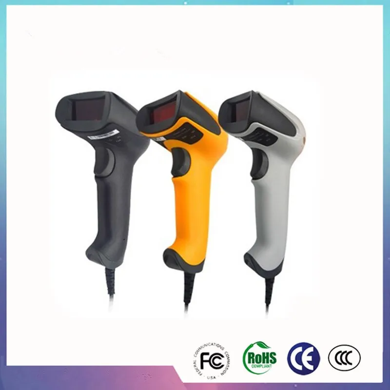 

Honsdom Barcode Scanner Reader Handheld 32Bit High Speed Cordless POS Bar Code Scan