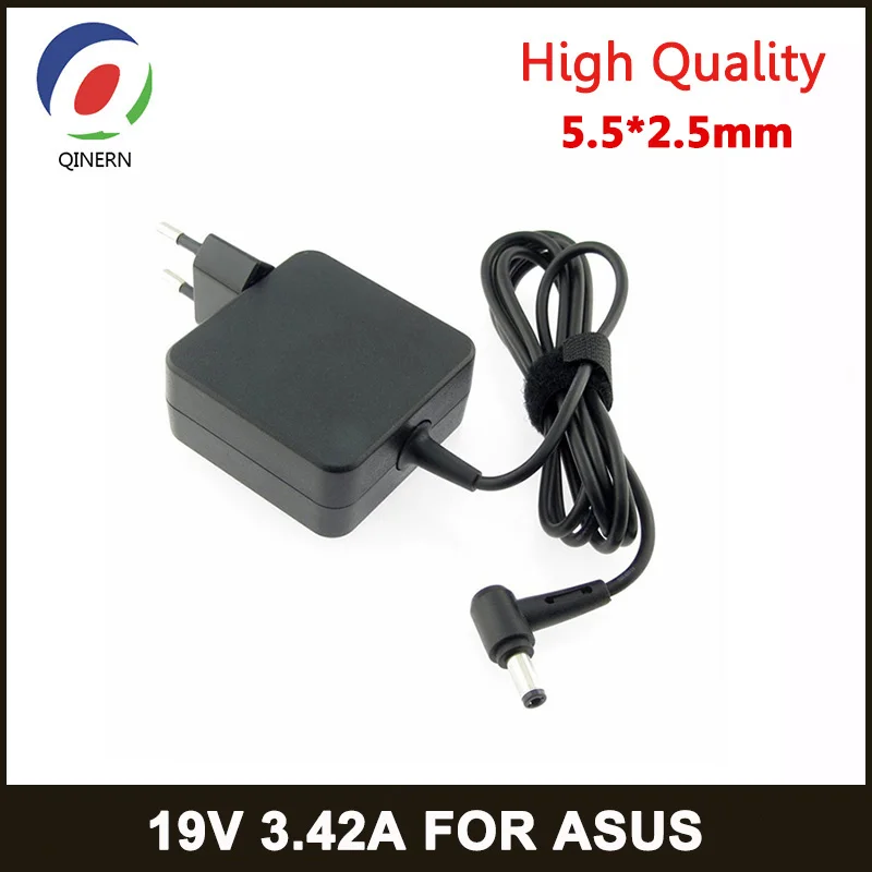 QINERN EU 19V 3.42A 65W 5.5*2.5mm AC Charger For ASUS Laptop adapter For ASUS X550C Tablet Battery Power Supply Portable Charge QINERN EU 19V 3.42A 65W 5.5*2.5mm AC Charger For ASUS Laptop adapter For ASUS X550C Tablet Battery Power Supply Portable Charge