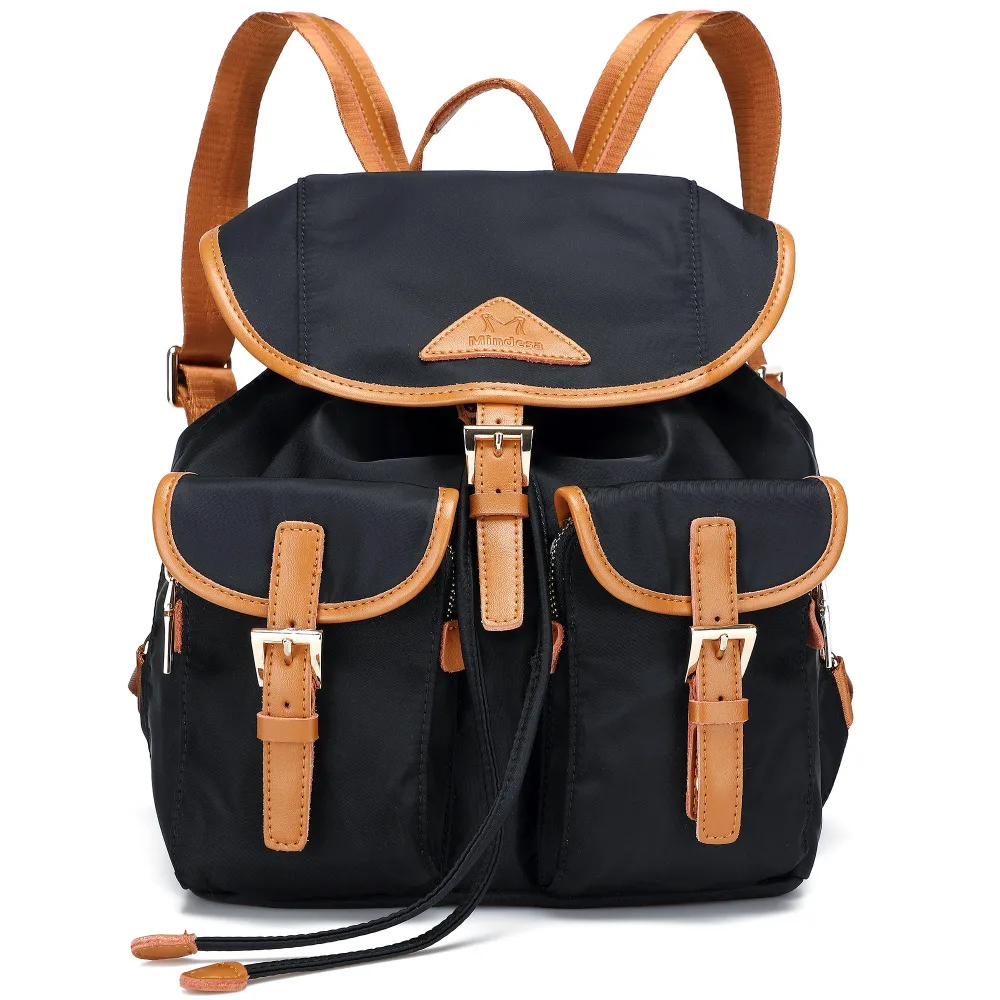 ladies backpack black (2)