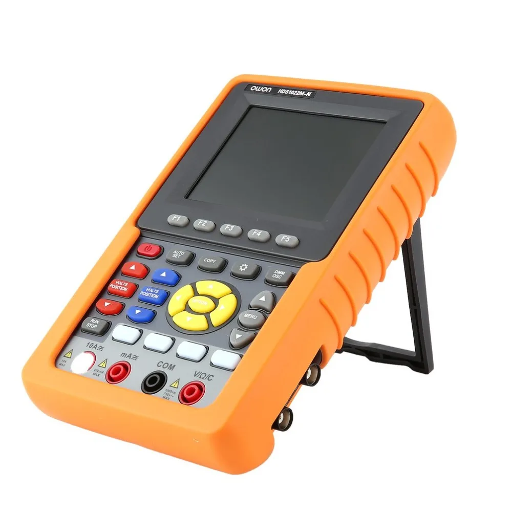

OWON Oscilloscope Digital Precision HDS1021M-N HDS2061M-N 20/50/100MHZ Single Channel Handheld Oscilloscope 500M 1GSa/s