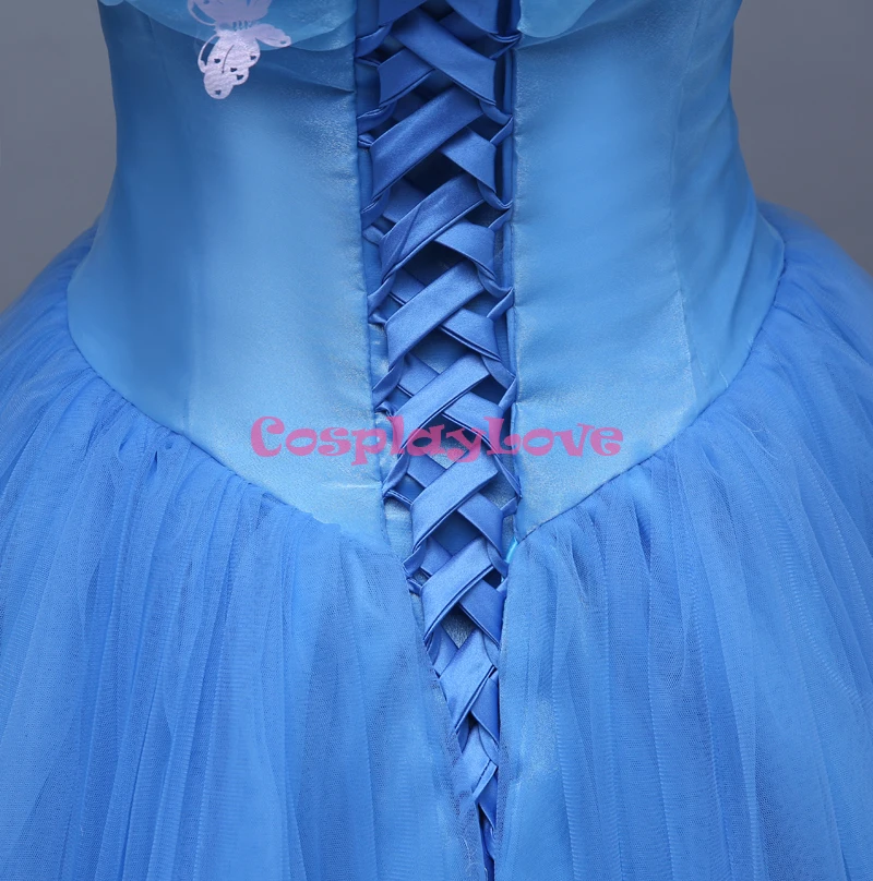 Cosplaylove Cinderella Cosplay Sky Blue The Princess Cinderella Dress Cosplay Costume Adult Kid Costumes Custom Made (3)
