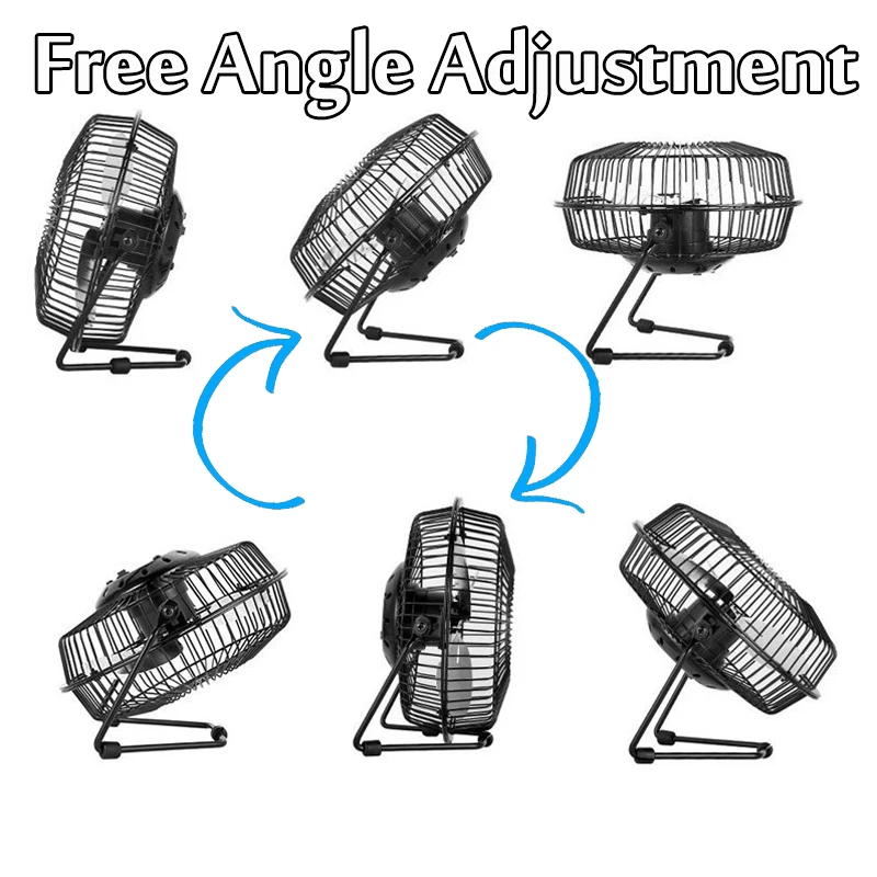 8 дюймов вентилятор охлаждения 12 Вт USB складной солнечной энергии Панель Железный вентилятор для домашнего офиса на открытом воздухе зарядное устройство для мобильного телефона