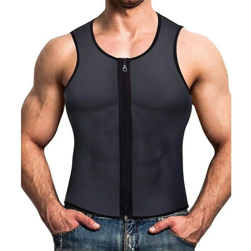 sauna zipper vest