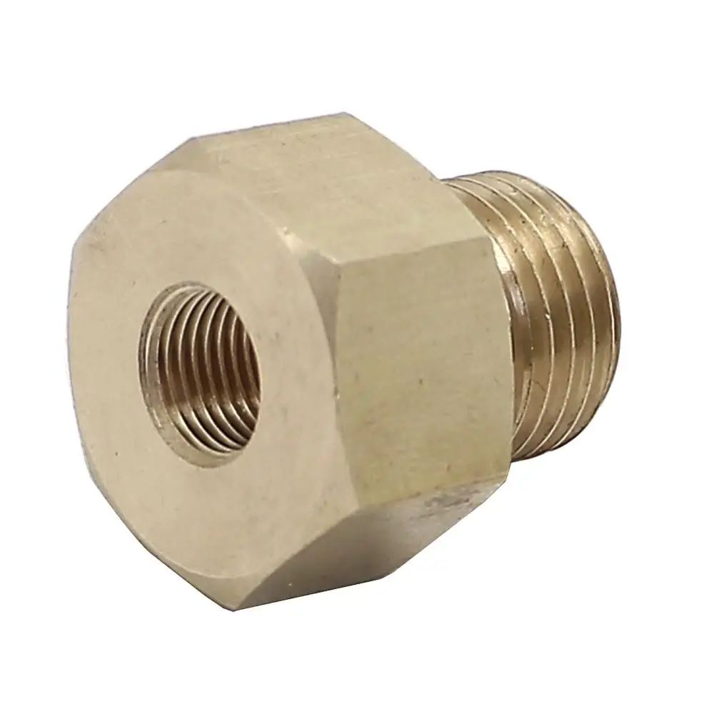 1//8/" NPT to M14x1.5 Male Pressure Temperature Gauge Sender Adapter M14 Pack of 5