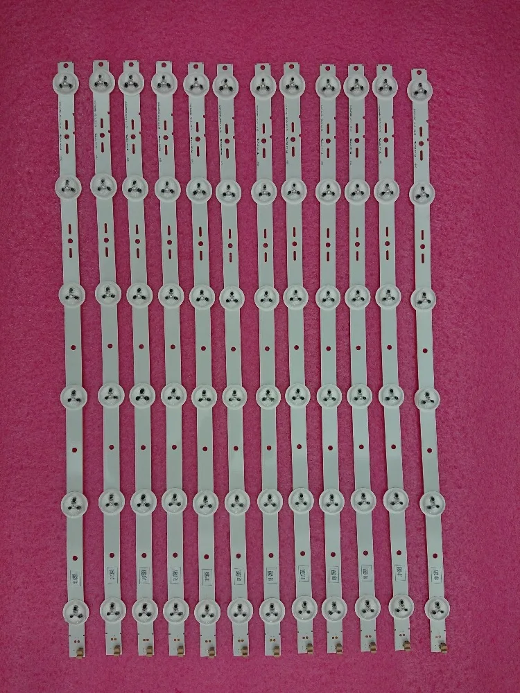 

New Kit 12 PCS 6LEDs 450mm LED backlight strip for Sony TV KLV-46R476A SVG460AB1 REV3-121121 S460DH1-2