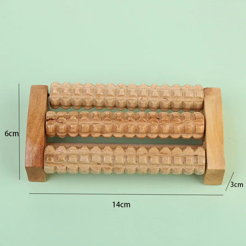 Деревянный ролик для ног, уход за деревом, рефлекторный массаж, расслабляющий массажер, спа-подарок, массажер для ног шиацу