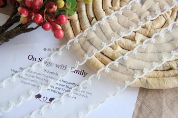

4cm Width White embroidey lace fabric Bridal lace trim