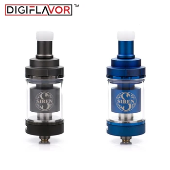 

4pcs/lot Digiflavor Siren V2 GTA MTL Tank 24mm Version 4.5ml Tank Airflow Adjustment upgraded siren 2 MTL tank vs Zeus