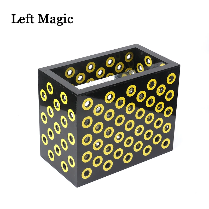 Super Black Box Mysterious Box Stage Magic Tricks Box Props Illusion