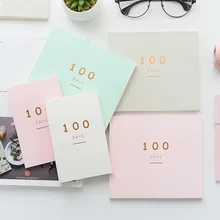 100 день Обратный отсчет календарь ежедневный планировщик на 100 дней График обучения ежедневный планировщик дня школьные принадлежности Канцтовары