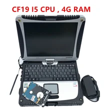 Высокое качество Toughbook для Panasonic CF19 CF-19 CF-19 i5 cpu 4g ram ноутбук с mb star c4 c5 для bmw icom a2 программное обеспечение hdd