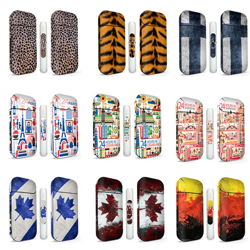 

15 Colors IQOS 2.4 Plus Sticker Case 3M Printing PVC Material Skin For IQOS