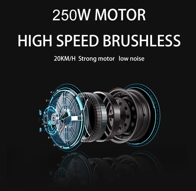 Discount 12 inch electric scooter 48V lithium battery 250w high speed brushless motor city electric bike 20km/h range 40km 4 Discount 12 inch electric scooter 48V lithium battery 250w high speed brushless motor city electric bike 20km/h range 40km 4