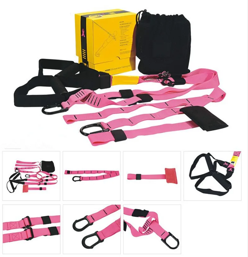 

Resistance Bands Crossfit Women Hanging Training Strap Gym Training Fitness Equipment Spring Exerciser Pull Rope With Logo