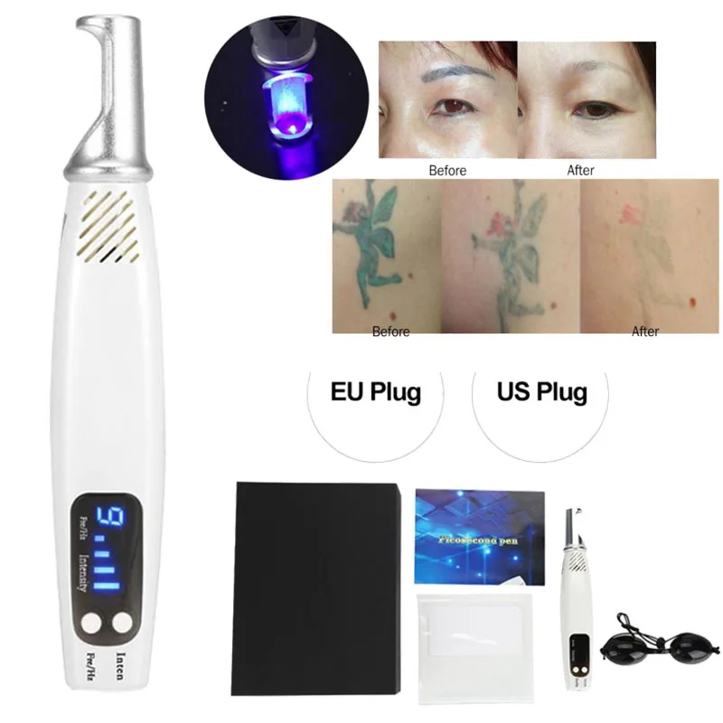 Picosecond Laser Pen Blu ray Acne Treatment Skin Spots Removal Pen Anti