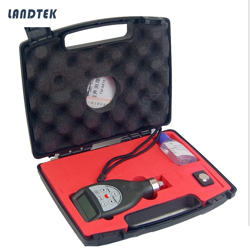 

TM8816C Digital Ultrasonic Thickness Gauge Meter Tester Width Measuring Instruments 1.0~200mm 0.05~8inch