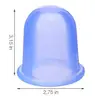 4Pcs Silicone Vacuum Cupping Set Health Cups Opener Moisture Absorber Pull Family Back Massager Anti Cellulite Chinese Therapy 3