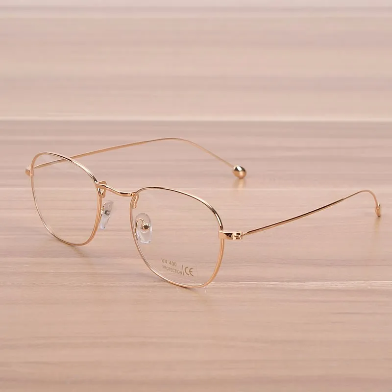 NOSSA Винтаж золото металла очки для женщин и мужчин медь глаз мужской женские очки рамки классический близорукость оправа