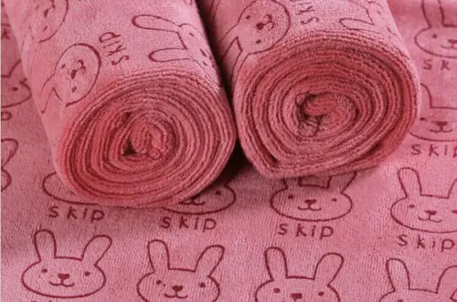 Cute Rabbit Soft Microfiber Baby Infant Newborn Absorbent Drying Washcloth Bath Towel Feeding Cloth toalha de banho