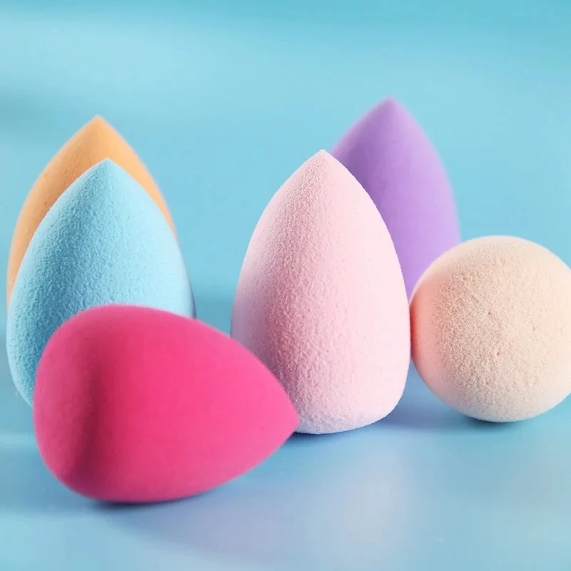 2 шт блендер каплевидной формы для крема порошок разноцветный Макияж Косметика спонж для красоты