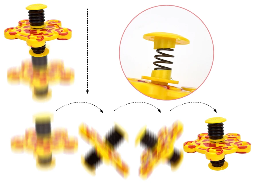 Волчок, игрушки для детей и взрослых, забавные антистрессовые Пружинные игрушки, гироскопы, снимают стресс, офисные, вечерние, игровые подарки для детей