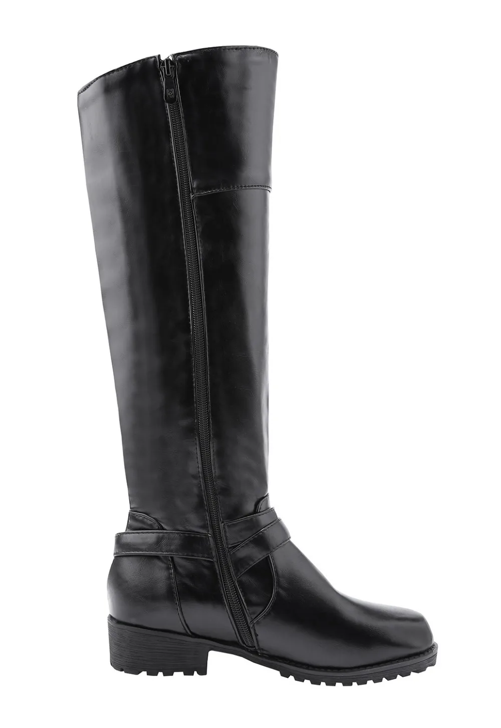 

Newest Brown Women Boots Thigh High Boots brand Wearing Simple Style Sexy Knee High Boots High Heels Shoes Woman plus size 43