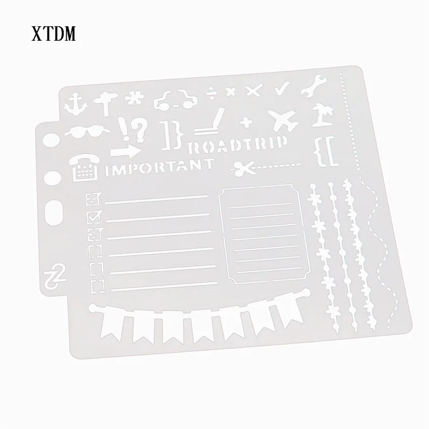 

Bunting plastic mold shield DIY cake scrapbook stencils hollow Embellishments printing lace ruler Valentine's Day