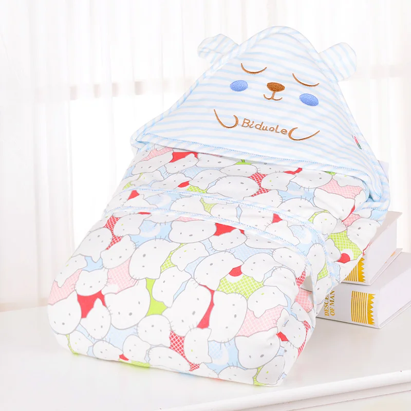 Soft Cartoon Character Baby Pram Sheets Blankets Sleepsack Diapers