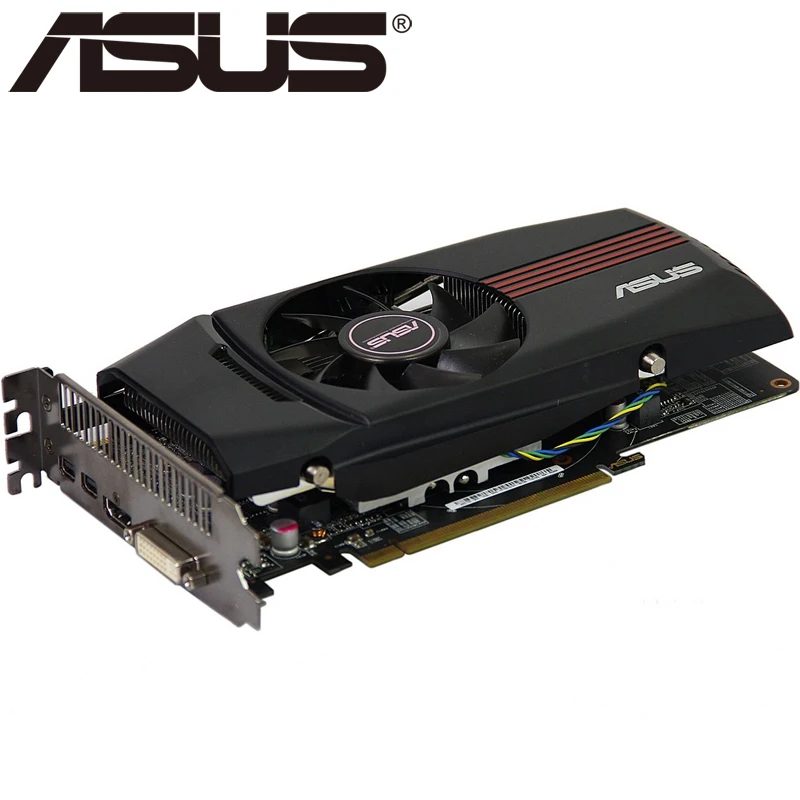 Видеокарты ASUS HD 7770 1 ГБ 128 бит GDDR5 видеокарта для видеокарт ATI Radeon HD7770 VGA используется эквивалент GTX 750 GTX650 Ti